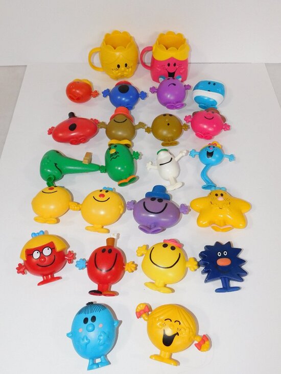 McDonalds Other - Lot 21  McDonalds Mr. Men & Little Miss Toy Figures and Cups R. Hargreaves